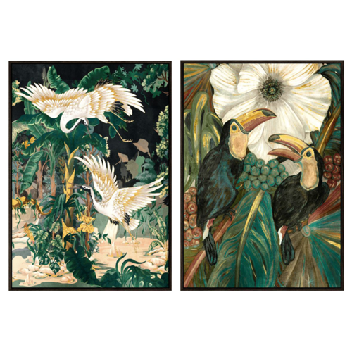 Lienzo Tropical Green