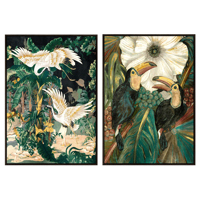 Lienzo Tropical Green