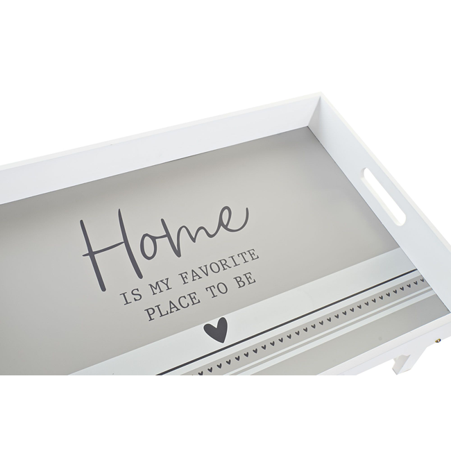 Bandeja con patas Blanca