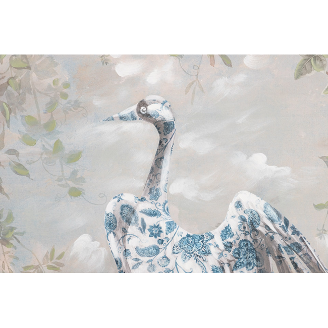 Lienzo Garza Porcelana