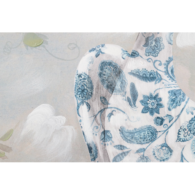 Lienzo Garza Porcelana