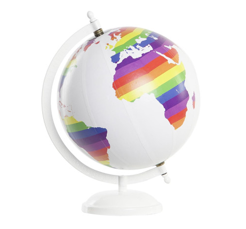 Globo terraqueo LGTBI 