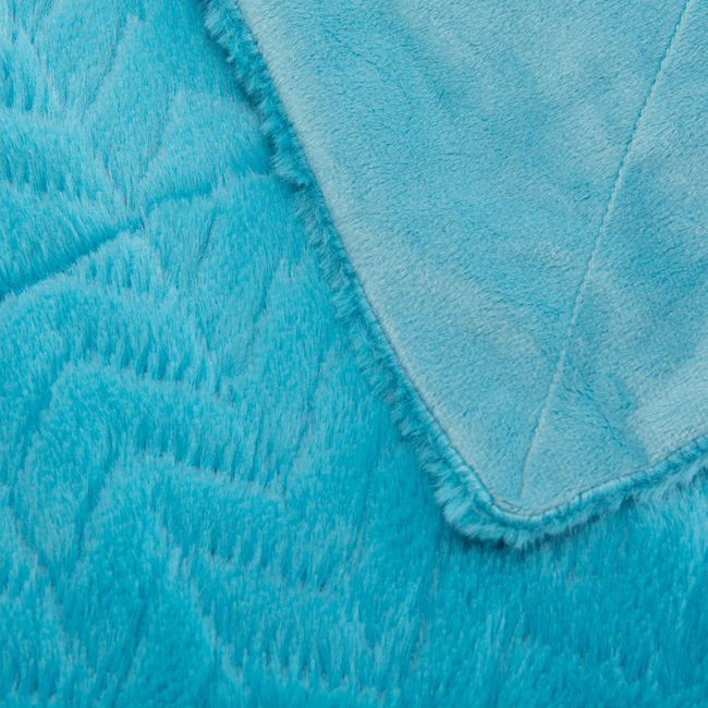 Plaid CHEVRON turquesa