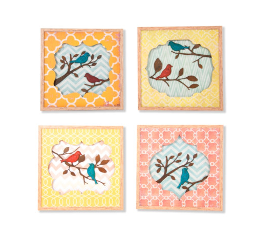 Cuadro PAJAROS color