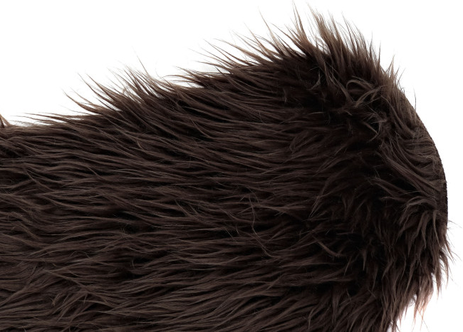 Alfombra PELLE oscura grande