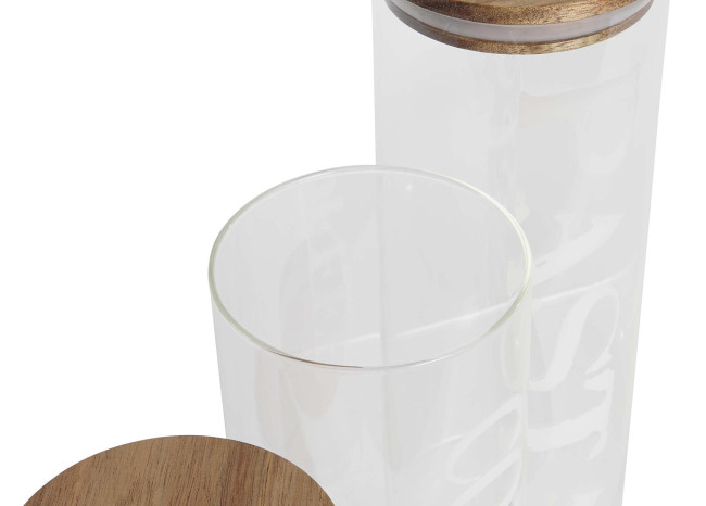 Set 3 botes cristal LETRAS