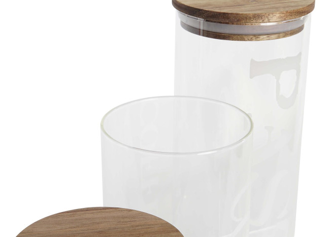 Set 3 botes cristal LETRAS