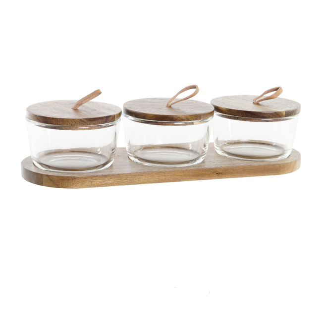 Set 3 botes con bandeja KUBA 