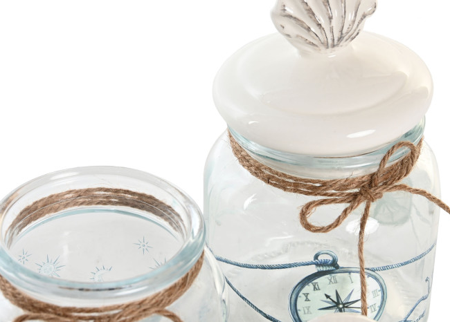 Bote cristal CONCHA pequeño