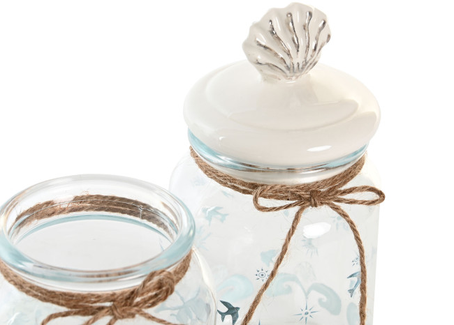 Bote cristal CONCHA mediano