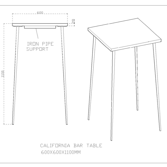 Mesa alta bar KANSAS
