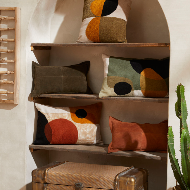 Cojín piel COUTURE rect.