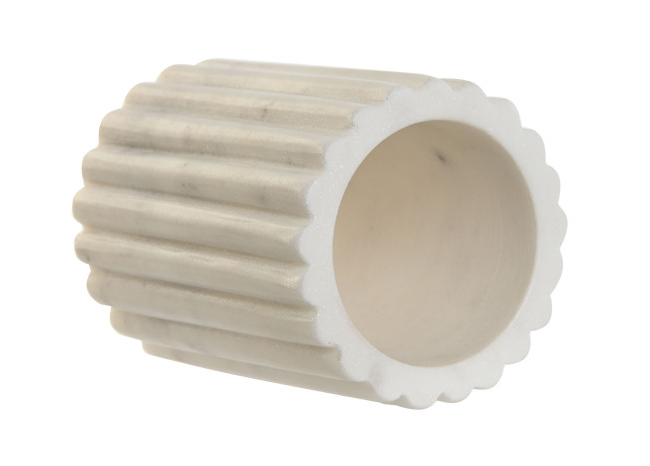Vaso MÁRMOL blanco 