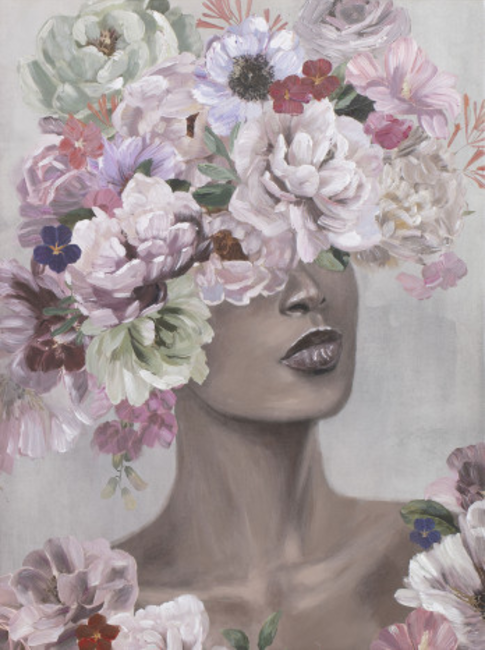 Cuadro mujer FLOWER