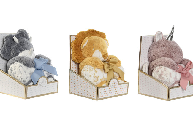 Peluche con manta MALI