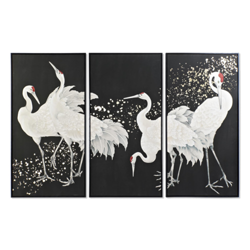 Set 3 cuadros GARZAS 