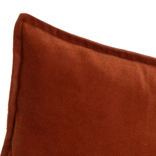 Cojín BURN teja 55x55 cm