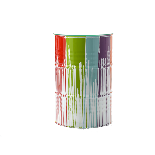 Tonel TRASH blanco alto