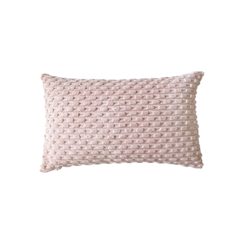 Cojín MULLIDO rosa 30X50 