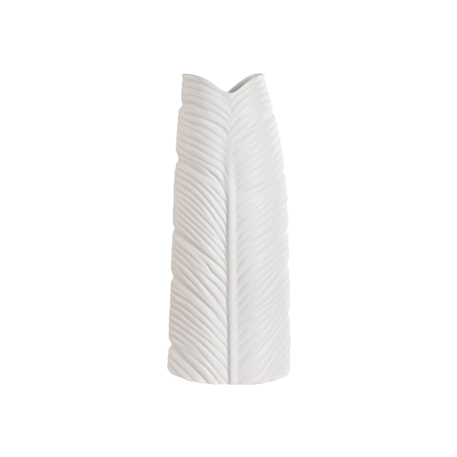 Jarrón JEFFY blanco pequeño