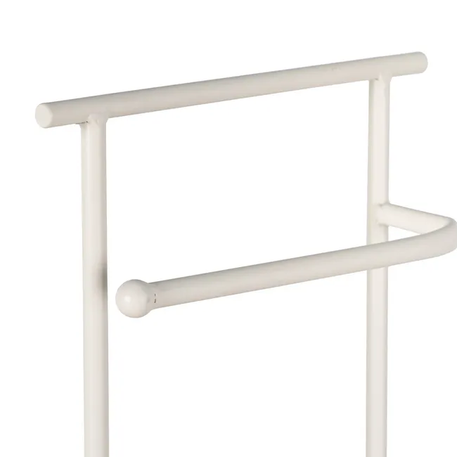 TOALLERO CREMA METAL DECORACIÓN 20,80 X 13 X 61,50 CM Ref. 609817