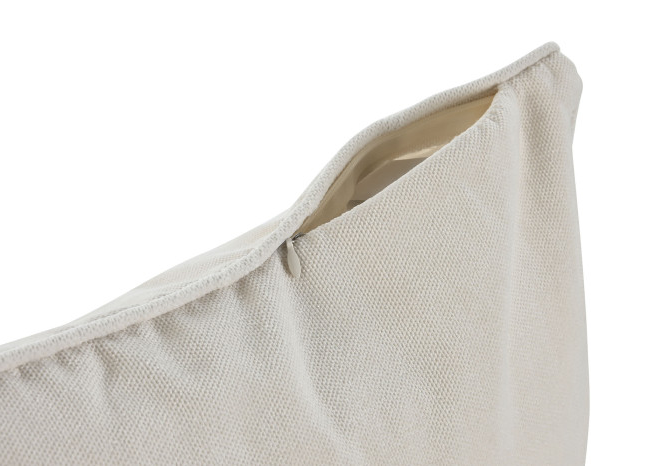 Cojín BOUGUI cuadrado crudo