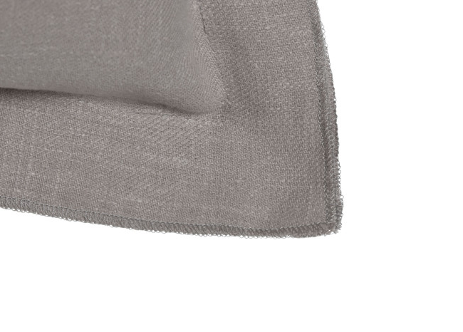 Cojín LINO gris grande