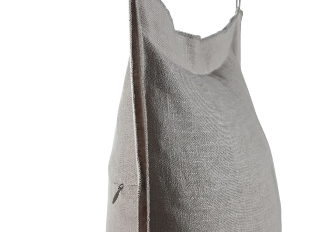 Cojín LINO gris mediano