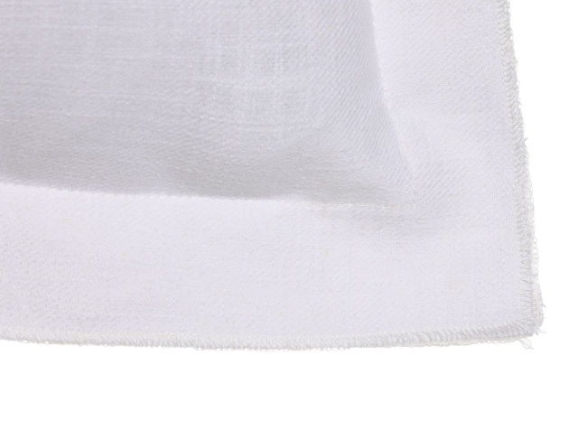 Cojín LINO blanco rectangular