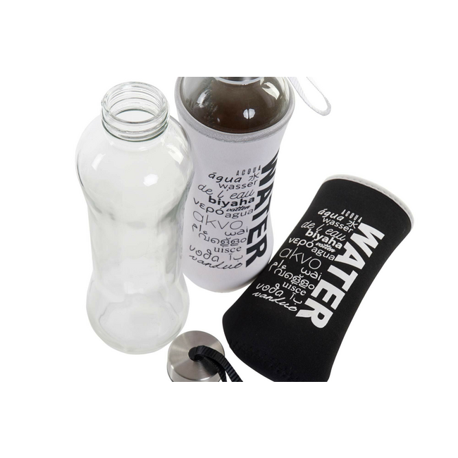 Botella cristal frase 600 ml