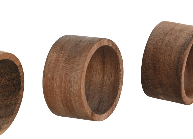 Set 4 servilleteros ACACIA