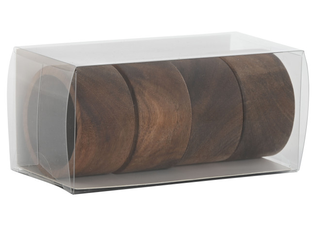 Set 4 servilleteros ACACIA