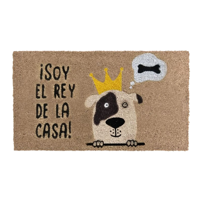 Felpudo PERRO REY DE LA CASA 