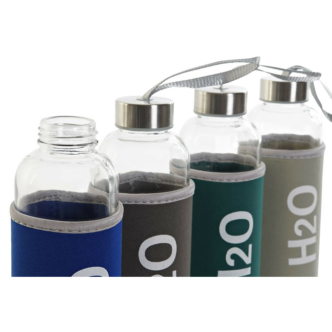 Botella cristal h2o 600 ml