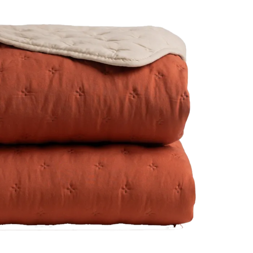 Colcha FLALLY teja 150-160 cm