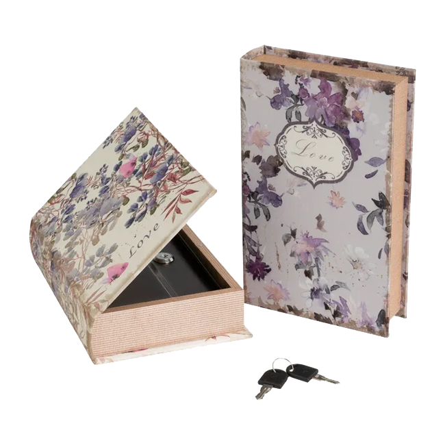 Caja libros LILAS