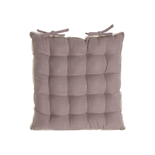 Cojín silla LINO malva