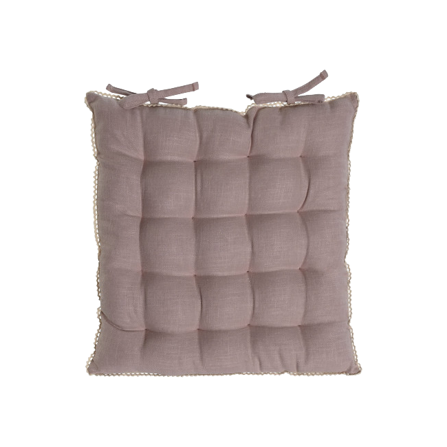 Cojín silla LINO malva