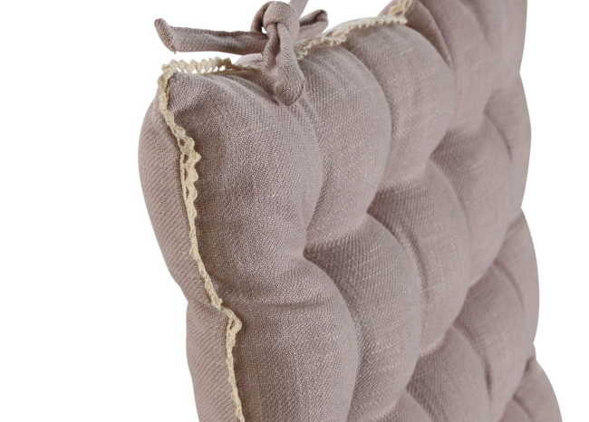 Cojín silla LINO malva