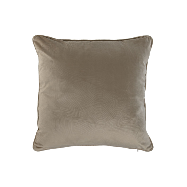 Cojín JAQUARD beig cuadrado