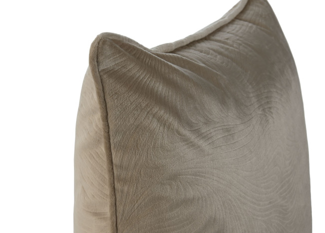 Cojín JAQUARD beig cuadrado