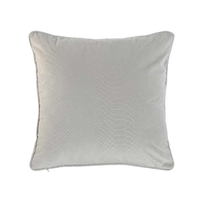Cojín JAQUARD marfil cuadrado