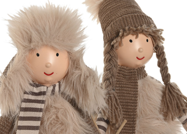 Muñec@ NIÑO NIÑA SKI 