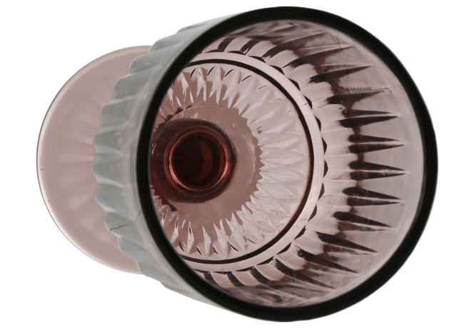 Set de 6 copas RAYADO ROSA 