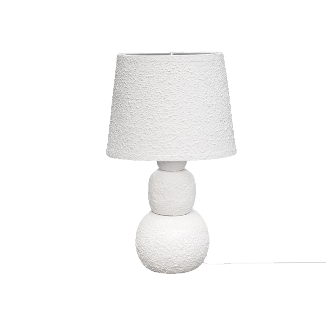  Lámpara ESTUCO blanca