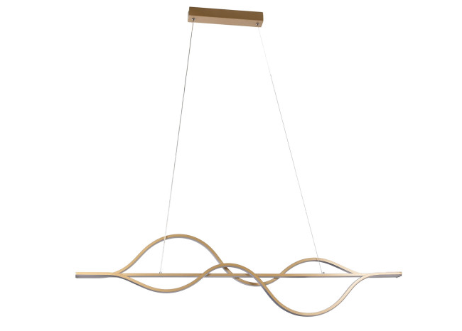 Lámpara techo ONDAS DORADO 