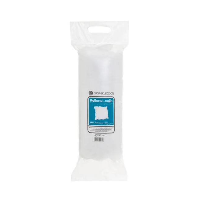 Relleno cojín 350 GR fibra 45 X 45 CM