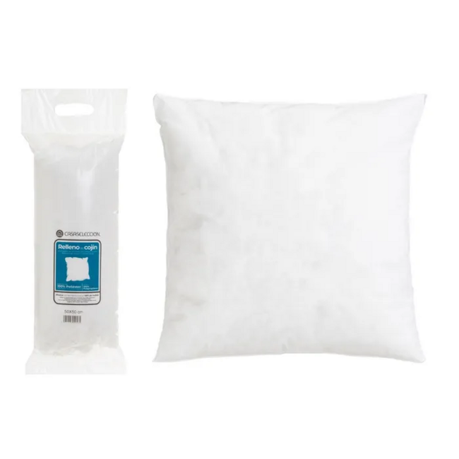 Relleno cojín 385 GR fibra 50 X 50 CM