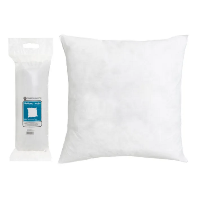 Relleno cojín 470 GR fibra 55 X 55 CM 