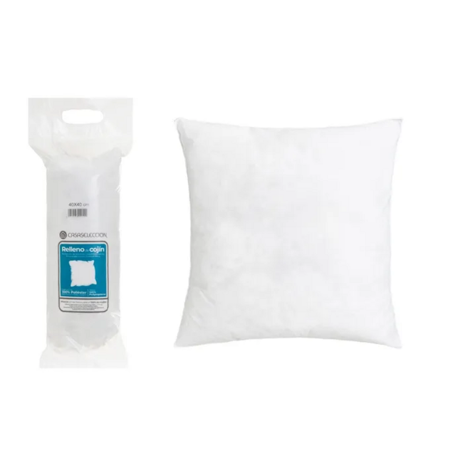 Relleno cojín 275 GR fibra 40 X 40 CM 